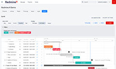 Redmine X Gantt Quarter with Filter